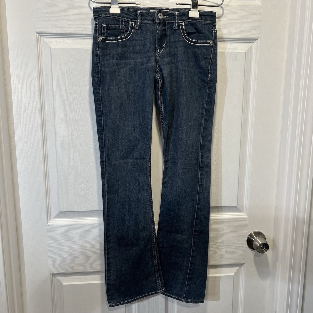 New! Levi's Size 16  715 Bootcut Dark Wash Flap Pocket Denim Jeans 30" x‎ 29"